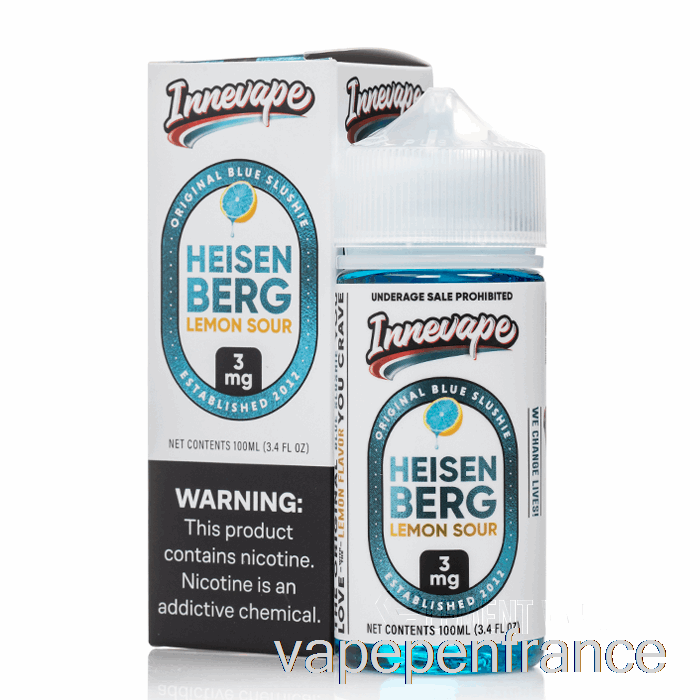 Heisenberg Citron Aigre - Innevape - 100ml 6mg Stylo Vape